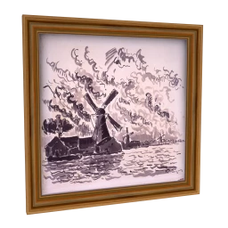 “Windmills” by Paul Signac