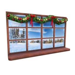 Scenic Winter Window