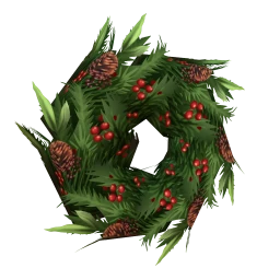 Festive Wreath - Pinecones