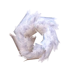 Festive Wreath - Snowy White