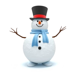 Friendly Snowman Wall Sticker