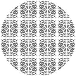 Cosmos Silver Snowfall Wallpaper