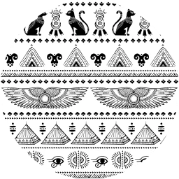 Papyrus Pattern Wallpaper