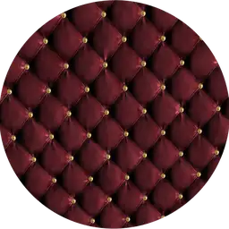 Luxe Sanguine Velvet Padded Wallpaper