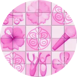 Mod Doll's House Signature Pink Wallpaper