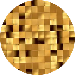 Mod Pixel Golden Wallpaper