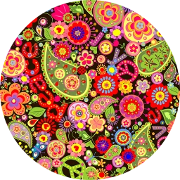 Swinging Sixties Paisley Madness Wallpaper