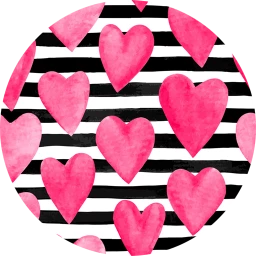 Flying Love Hearts Wallpaper