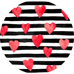 Amore Hearts Wallpaper