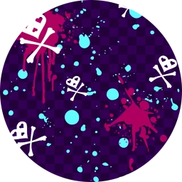 Purple Bones Wallpaper