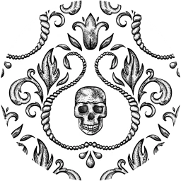 Bone Damask Wallpaper