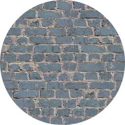 Blue Brick Wallpaper