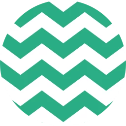 Trendy Teal Chevron Wallpaper