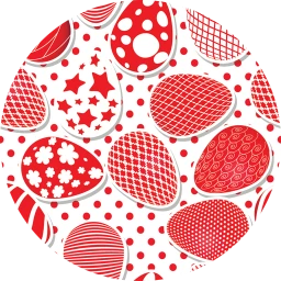 Fun Polka-Dot Easter Wallpaper