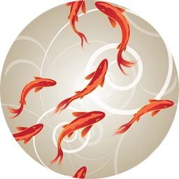 Peaceful Koi Wallpaper