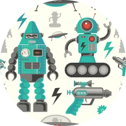 Robot Invasion Wallpaper