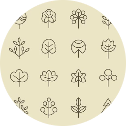 Leaf Sketches Wallpaper