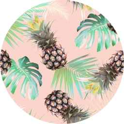 Wanderlust Pastel Pineapple Wallpaper