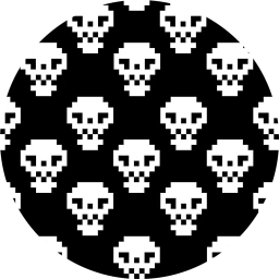 Pixel Skull Wallpaper
