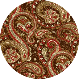 Ankara Paisley Wallpaper