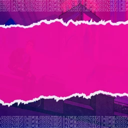NMS Jeremy Shada Sound Waves Profile Background (Pink)