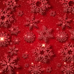 Ruby Snowflakes