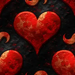 My Valentine Heart - Dark