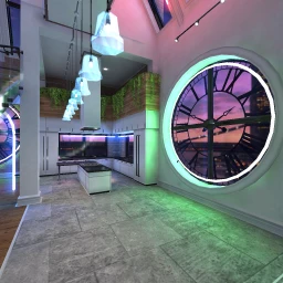 Clock Tower Apartment - Neon Collection