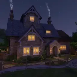 Buttercup Cottage - Night Collection