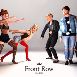 Show-Stopping, Pop Band Inspired Looks from Front Row