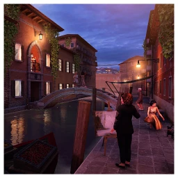 Cannaregio Courtyard - Night Collection