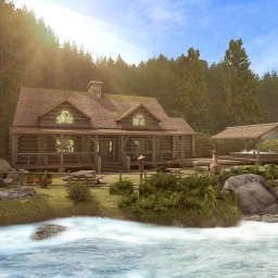 Lapland Log Cabin - Summertime Collection